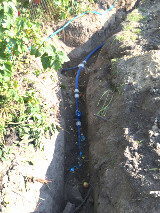 Einbau Trinkwasserleitung