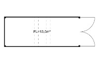 Materialcontainer 20 ft Skizze